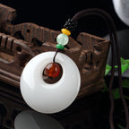 和田玉白玉平安扣吊墜 「和田玉系列」【祈福加持】