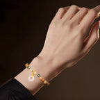 金絲玉多彩「平安好運系列」平安扣手串手鏈 【鹿耳門天后宮祈福加持】