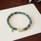 獅來運轉「自在安心系列」翡翠手串 安慧開運文殊青獅【首廟天壇天公廟祈福加持】