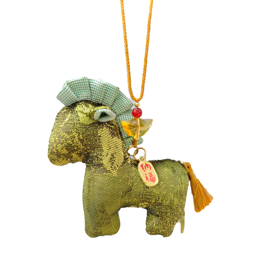 宋錦小馬「馬上有福」香包車掛包掛小馬香囊 【祈福加持】