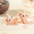 牽線狐「好姻緣系列小狐狸擺件4件【鹿耳門天后宮祈福加持】