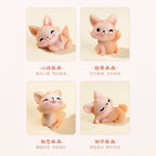 牽線狐「好姻緣系列小狐狸擺件4件【鹿耳門天后宮祈福加持】