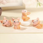 牽線狐「好姻緣系列小狐狸擺件4件【鹿耳門天后宮祈福加持】