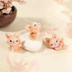 牽線狐「好姻緣系列小狐狸擺件4件【鹿耳門天后宮祈福加持】