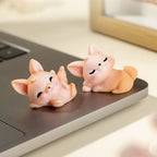 牽線狐「好姻緣系列小狐狸擺件4件【鹿耳門天后宮祈福加持】