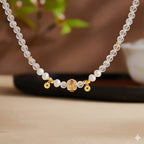 天然淡水珍珠白水晶「來財系列」項鍊 【祈福加持】