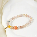 櫻為有你「好姻緣系列」櫻花瑪瑙多寶夏季手串【台南鹿耳門天后宮祈福加持】