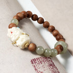 老山檀香白度母象牙果手串 · 平安護佑系列【首廟天壇天公廟祈福加持】