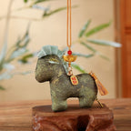 宋錦小馬「馬上有福」香包車掛包掛小馬香囊 【祈福加持】