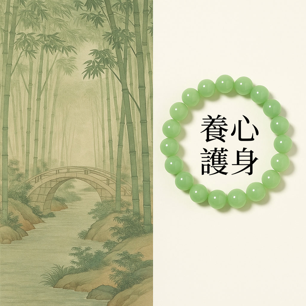 天然和田玉手串「和田玉系列」【台南首廟天壇天公廟祈福加持】