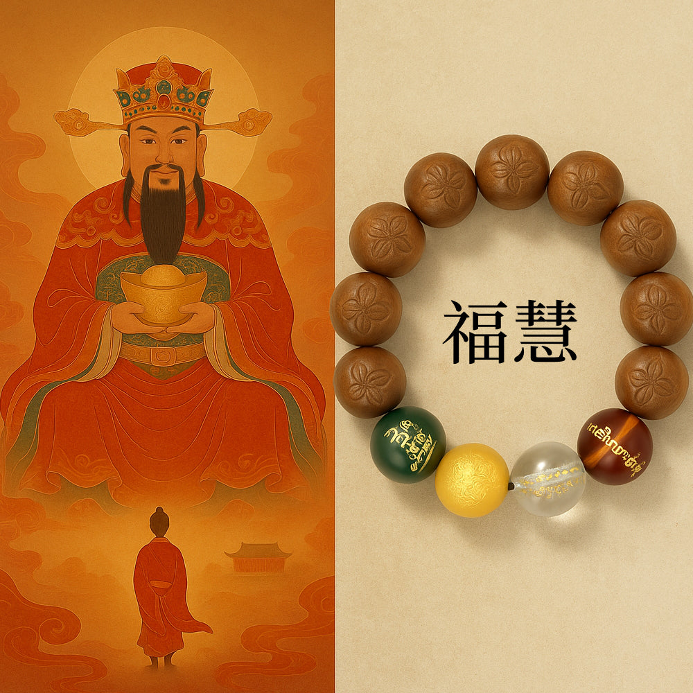 五路財「寓意好物系列」六道木手串 【首廟天壇天公廟祈福加持】