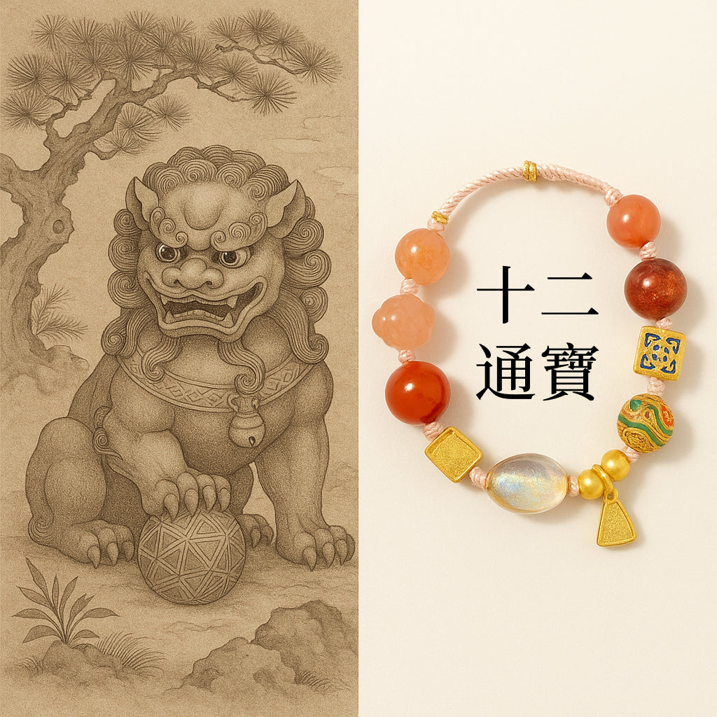 通寶十二色載手串「圓滿開運」【首廟天壇天公廟祈福加持】