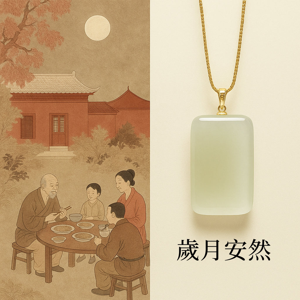 和田玉無事牌吊墜「和田玉系列」【台南首廟天壇天公廟祈福加持】