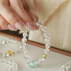 心淨事成「事業順系列」白水晶手串 【鹿耳門天后宮祈福加持】