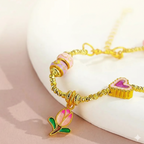 遇金香「好姻緣系列」梵仙山九尾狐吊墜手串【台南鹿耳門天后宮祈福加持】