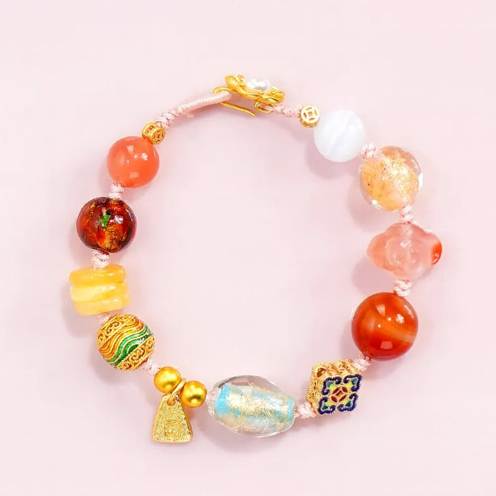 通寶十二色載手串「圓滿開運」【首廟天壇天公廟祈福加持】