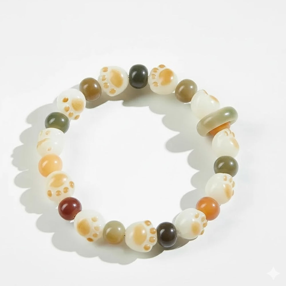 玲瓏可愛貓爪菩提手串「財運來」【首廟天壇天公廟祈福加持】