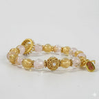 財福來「來財系列」金箔琉璃手串五爺廟 【鹿耳門天后宮祈福加持】