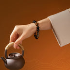 大聖手串火焰石琉璃悟空「事業順系列」天然黑曜石招財手鍊【台南首廟天壇天公廟祈福加持】