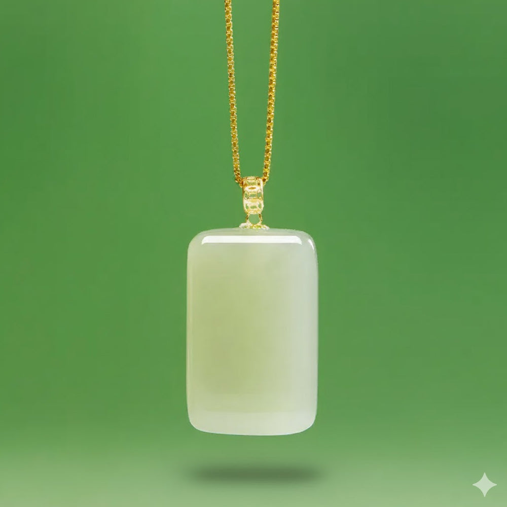 和田玉無事牌吊墜「和田玉系列」【台南首廟天壇天公廟祈福加持】