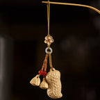 好事花生子孫滿堂手工編織手機鏈掛飾掛件「自在安心系列」【台南首廟天壇天公廟祈福加持】