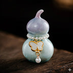 結晶釉迷你小葫蘆多彩高顏值福祿擺件「自在安心系列」【首廟天壇天公廟祈福加持】