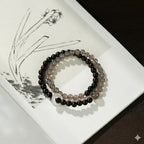 小葉紫檀灰瑪瑙手串「自在安心系列」【首廟天壇天公廟祈福加持】