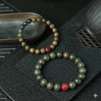 綠檀蓮花朱砂「平安順系列」手串 【鹿耳門天后宮祈福加持】