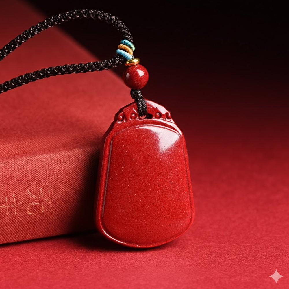 原礦紫金砂平安無事牌墜子帝王紅砂無事牌「自在安心系列」【台南首廟天壇天公廟祈福加持】