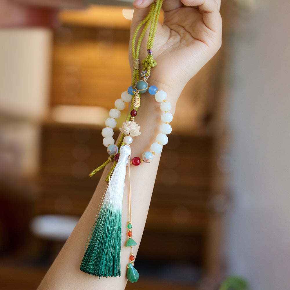 天然法喜菩提蓮花車掛「自在安心系列」【台南首廟天壇天公廟祈福加持】