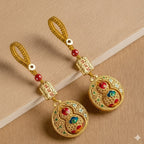 沙金平安葫蘆鑰匙扣汽車鑰匙掛件「財運來」【首廟天壇天公廟祈福加持】