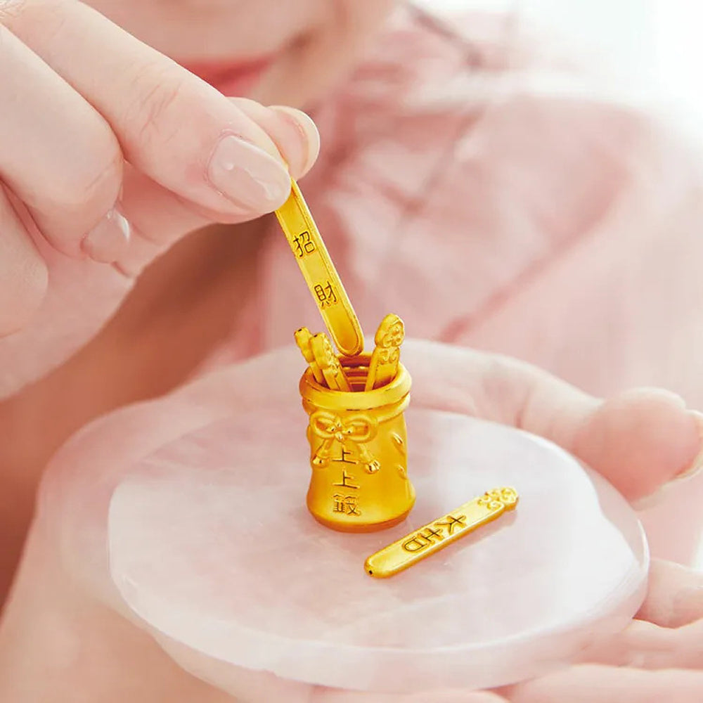 神仙財神爺上上籤搖籤罐辦公桌迷你擺件「招財系列」【祈福加持】