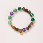 非洲翠手串霓虹翠項鍊「圓滿開運」【首廟天壇天公廟祈福加持】