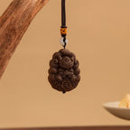 平安狐「好姻緣系列」古法香牌掛件九尾狐車掛天然香牌 【鹿耳門天后宮祈福加持】