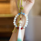 天然法喜菩提蓮花車掛「自在安心系列」【台南首廟天壇天公廟祈福加持】