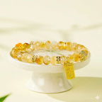 潑天富貴「來財系列」黃水晶手串金寶葫蘆富貴手串【鹿耳門天后宮祈福加持】