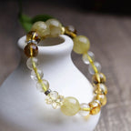 財大氣粗「來財系列」金髮晶手鏈搭配黃塔晶配珠 【鹿耳門天后宮祈福加持】