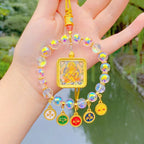 五路爆閃來財掛件掛車「財源廣進」【祈福加持】