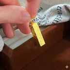 碎碎冰小金條吊墜項鍊「招財系列」【祈福加持】