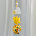 有錢花鈴鐺掛墜可愛富桂兔包掛車「財源廣進」【祈福加持】