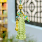 古法琉璃文昌筆塔竹葉綠男女文創禮品「開智系列」【台南孔廟祈福加持】