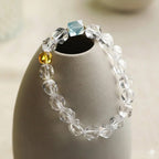 心淨事成「事業順系列」白水晶手串 【鹿耳門天后宮祈福加持】