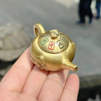 賺不完擺件麻將壺小茶壺「財運來」【首廟天壇天公廟祈福加持】