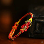 白文殊「開智系列」手繩智慧輪佛結紅繩男女款【台南孔廟祈福加持】