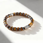 天然黃虎眼石直切歸圓手串「招財系列」【祈福加持】