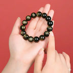 貓眼金耀石「來財系列」招財手串 【佛光山祈福加持】