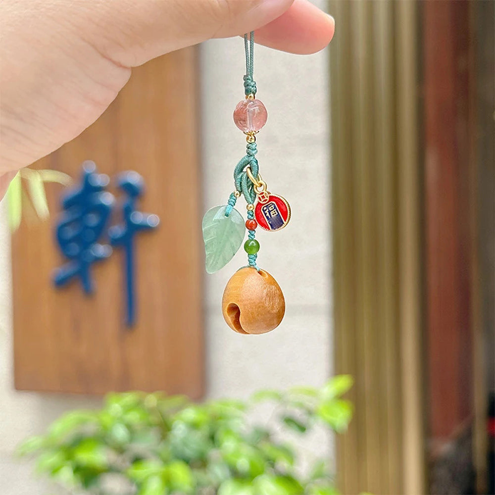 木魚小掛件包掛手機掛「好運顺」【祈福加持】