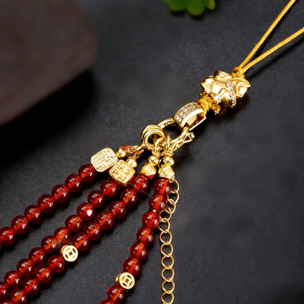 馬年本命年新年「馬上有福」小掛件手機掛鏈 【祈福加持】