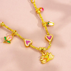 遇金香「好姻緣系列」梵仙山九尾狐吊墜手串【台南鹿耳門天后宮祈福加持】