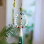 天然法喜菩提蓮花車掛「自在安心系列」【台南首廟天壇天公廟祈福加持】